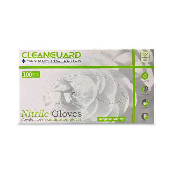 Gants bleus en nitrile Serie CM boite 100