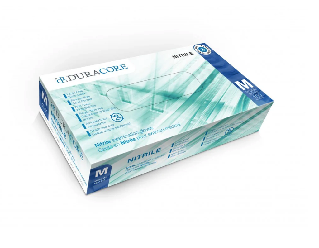 Gants bleus en nitrile Serie CM boite 100