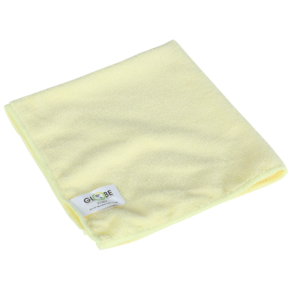 Microfiber Cloth Yellow 16X16