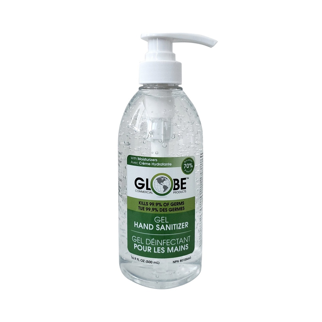 ANTIBACTERIAL GEL 70% ALCOHOL GLOBE 