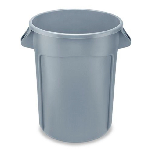 Grey Waste Containers 32 Gallon Grey WMPRH3232G/Globe 9632