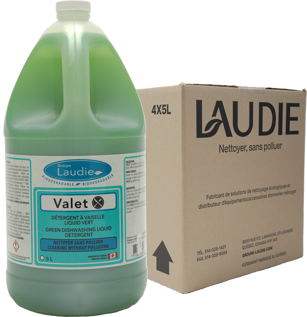 Laudie Valet Vert savon à vaisselle concentré