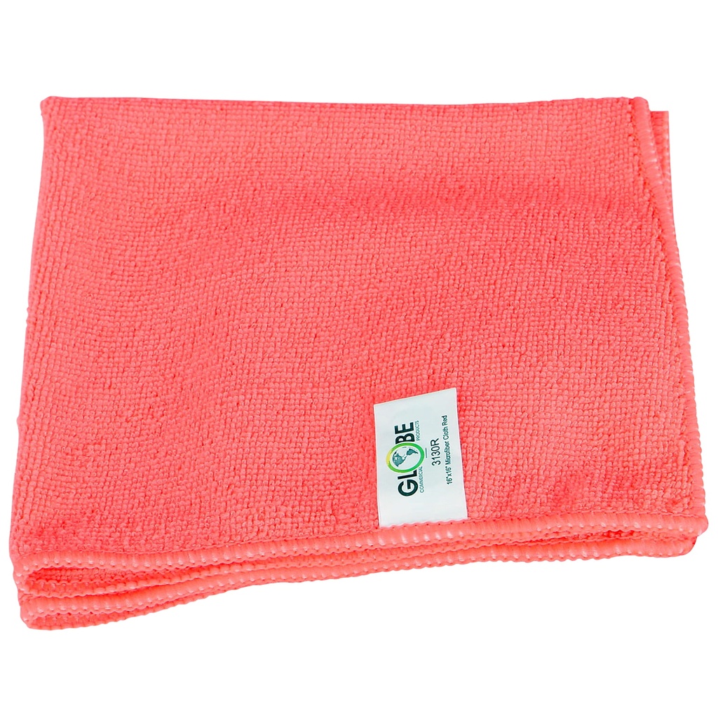 Microfiber Cloth Red 16X16