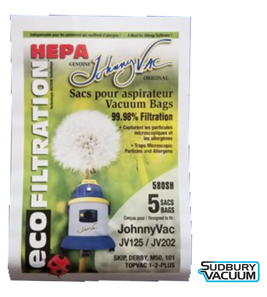 Sac Aspirateur Johnny Vac Hepa Jv125 580Sh