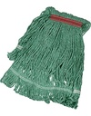 Wet Green Looped End Mop 24 Oz