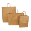 Kraft paper bag with twisted handles Medium 10''X5''X13"